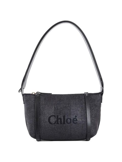 Chloé logo-detail shoulder bag - Black - zdjęcie produktu nr 2