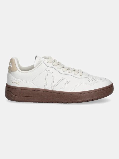 Veja sneakersy skórzane V-90 ZZ kolor biały VZ2020750A