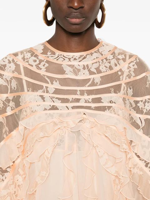 ZIMMERMANN Rebellion Splice Billow blouse - Neutrals