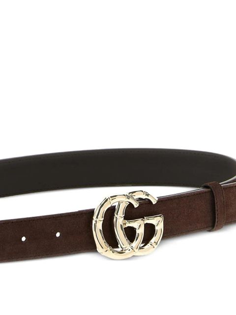 Gucci signature buckle belt - Brown