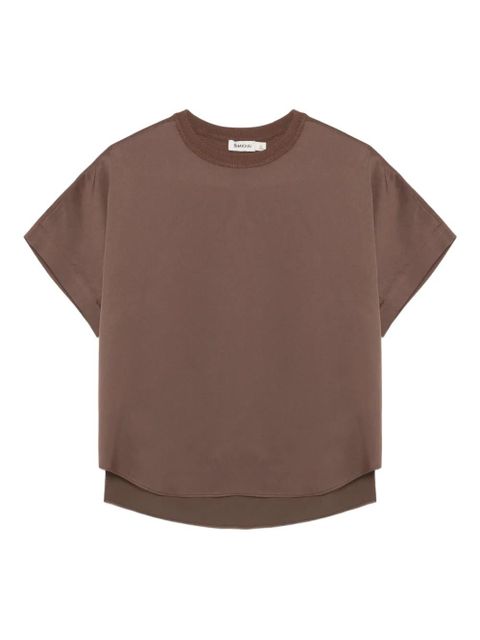 Simkhai Addy round-neck blouse - Brown - zdjęcie produktu nr 1