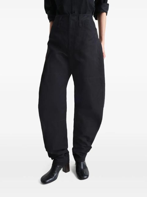 LEMAIRE tapered pants - Black