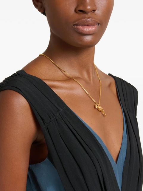 Marni parrot-pendant chain necklace - Gold - zdjęcie produktu nr 2