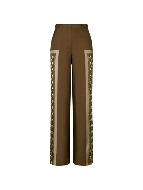 Tory Burch satin pants - Brown - zdjęcie produktu nr 1