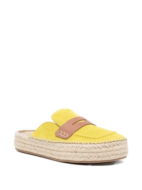JW Anderson suede flat espadrilles - Yellow - zdjęcie produktu nr 2