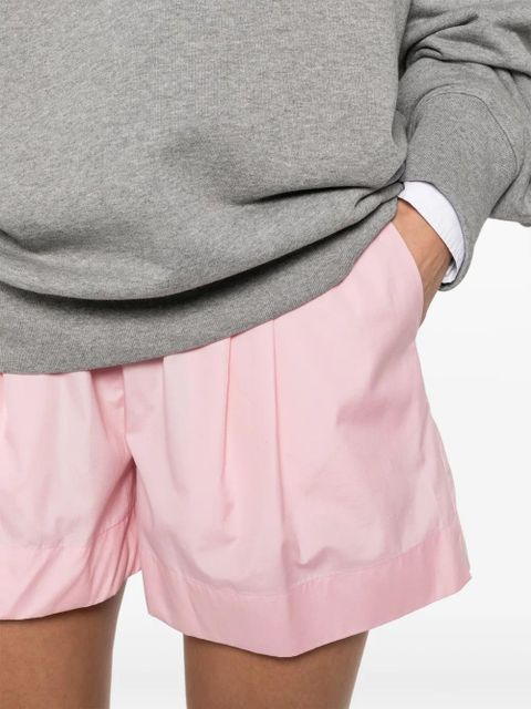 Marni poplin organic-cotton shorts - Pink