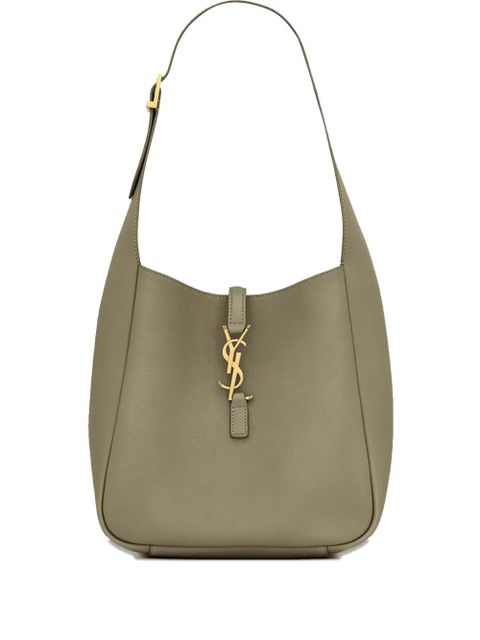 Saint Laurent small Le 5 à 7 logo-plaque tote bag - Green - zdjęcie produktu nr 1