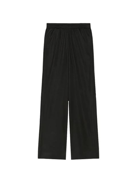 Givenchy elastic-waist wide-legs trousers - Black - zdjęcie produktu nr 1