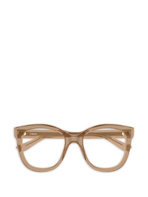Chloé Eyewear cat-eye glasses - Neutrals - zdjęcie produktu nr 1