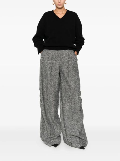 Róhe V-neck sweater - Black - zdjęcie produktu nr 2