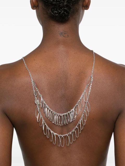 ISABEL MARANT layered pendant necklace - Silver