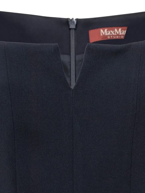 Max Mara sleeveless midi dress - Blue