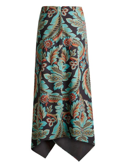 ETRO printed midi skirt - Black - zdjęcie produktu nr 2