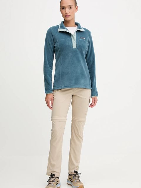 Columbia bluza sportowa Benton Springs kolor turkusowy wzorzysta 2085651 - zdjęcie produktu nr 2