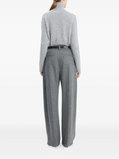 Victoria Beckham Polo neck wool jumper - Grey - zdjęcie produktu nr 2