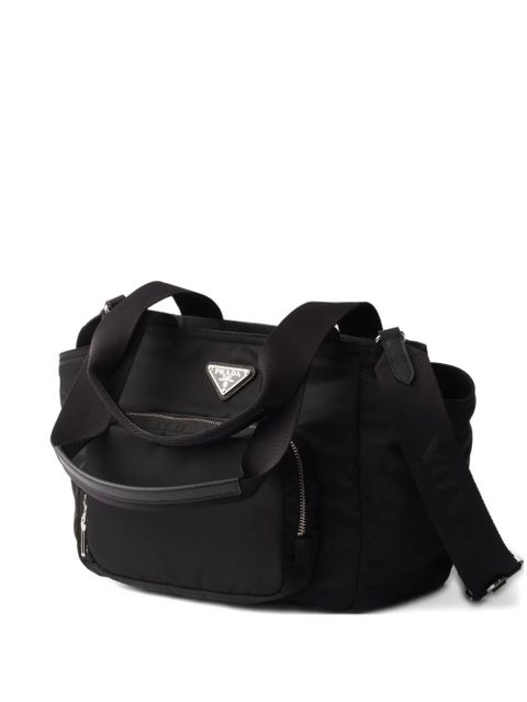 Prada Re-Nylon logo-detail tote bag - Black - zdjęcie produktu nr 1