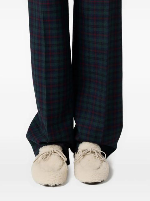 Miu Miu shearling loafers - Neutrals