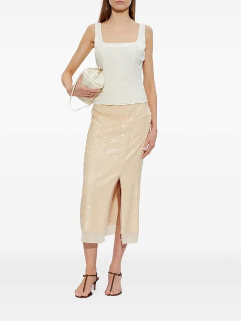 Posse floral-desig top - Neutrals - zdjęcie produktu nr 2