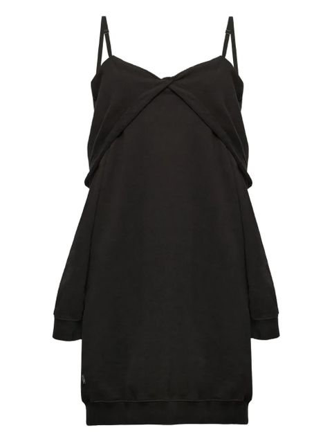 MM6 Maison Margiela sleeveless twisted mini dress - Black
