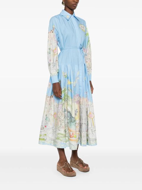 ALEMAIS organic cotton dress - Blue