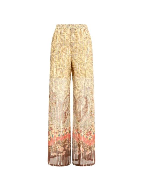 Valentino Garavani paisley-motif trousers - Neutrals - zdjęcie produktu nr 1