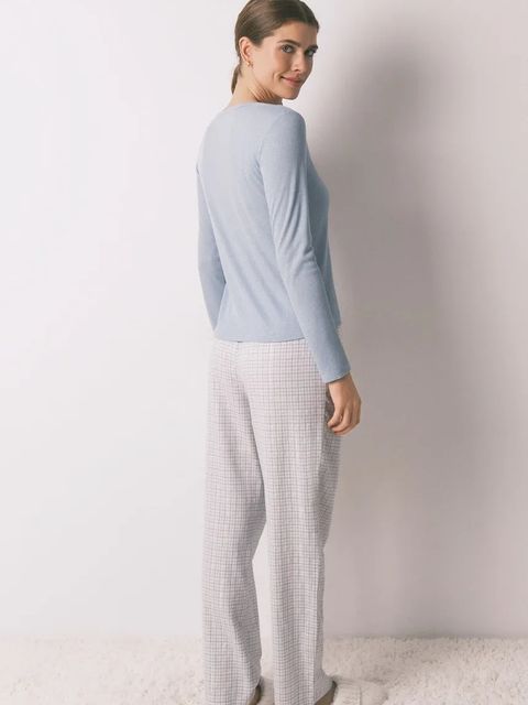 women'secret komplet piżamowy damska kolor niebieski 3592486 - zdjęcie produktu nr 2