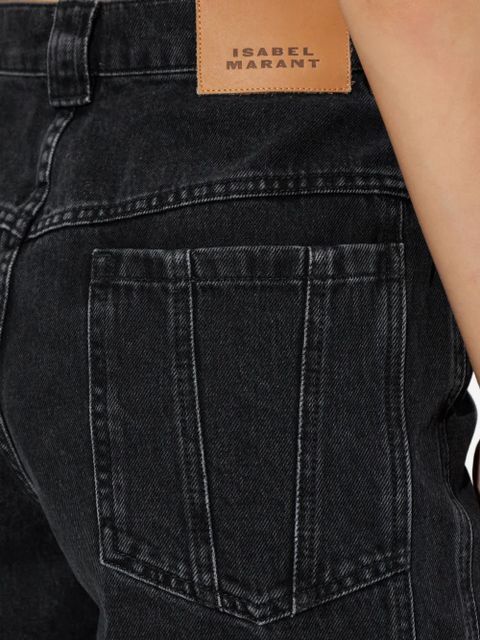 MARANT ÉTOILE Joely panelled shorts - Black