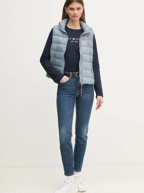 Tommy Hilfiger longsleeve bawełniany kolor granatowy WW0WW43620