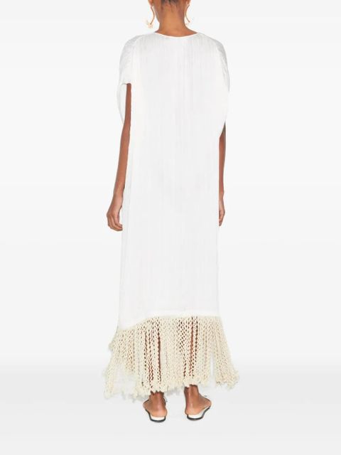 Tory Burch V-neck beach dress - White