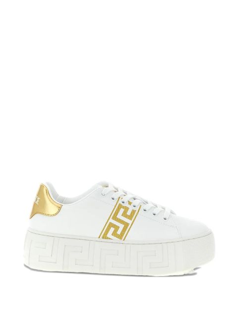 Versace La Greca platform sneakers - White - zdjęcie produktu nr 1