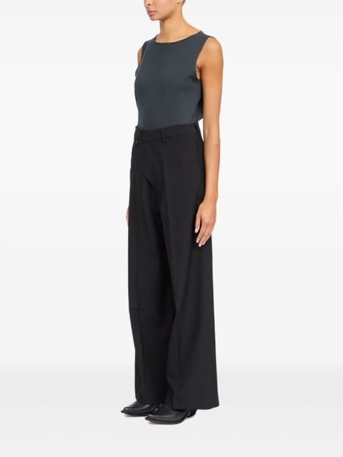 MM6 Maison Margiela off-centre trousers - Black