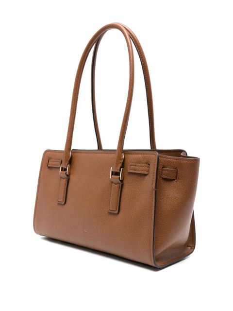 Michael Kors top-handle leather shoulder bag - Brown