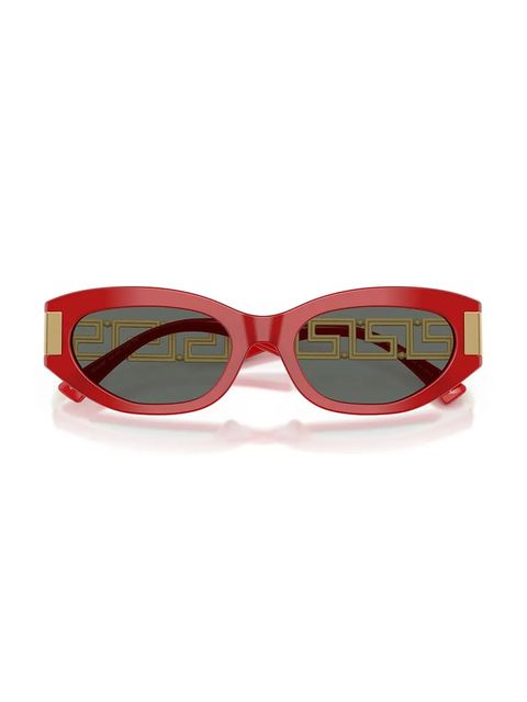 Versace okulary przeciwsłoneczne damskie kolor czerwony 0VE4501