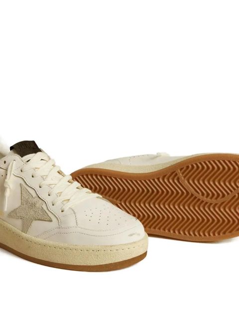 Golden Goose Ball Star perforated sneakers - White
