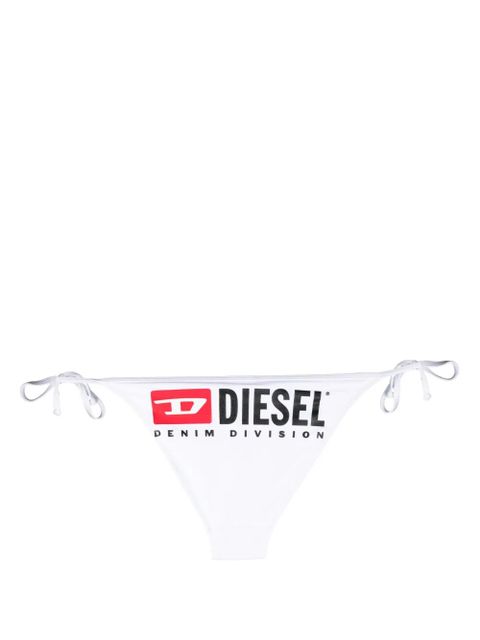 Diesel Bfpn-Brigittes logo-print bikini briefs - White