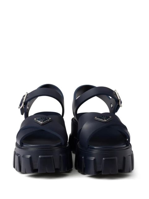 Prada 55mm Monolith sandals - Blue