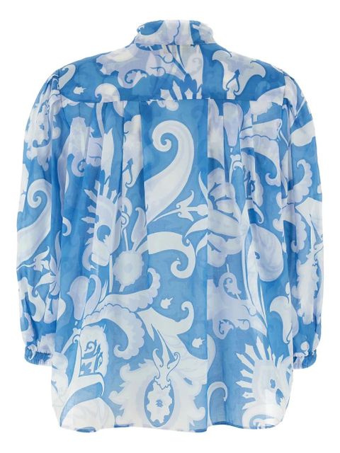 ETRO paisley-print blouse - Blue