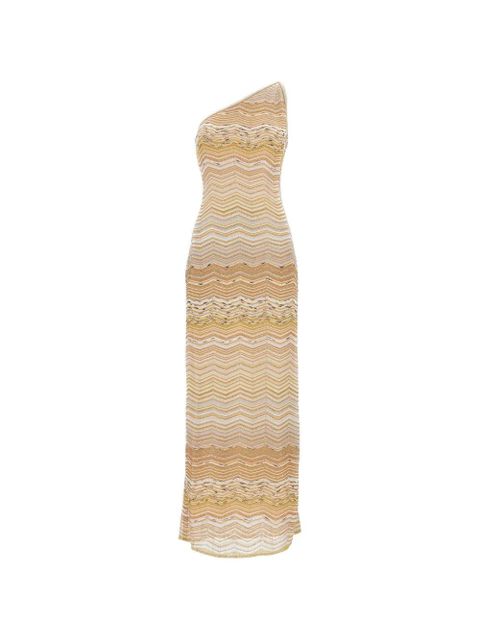 Missoni one-shoulder maxi dress - Neutrals - zdjęcie produktu nr 1