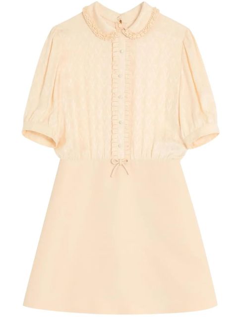 Valentino Garavani short-sleeves mini dress - Neutrals