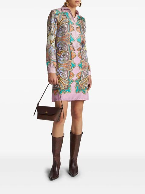 ETRO paisley-print miniskirt - Pink - zdjęcie produktu nr 2