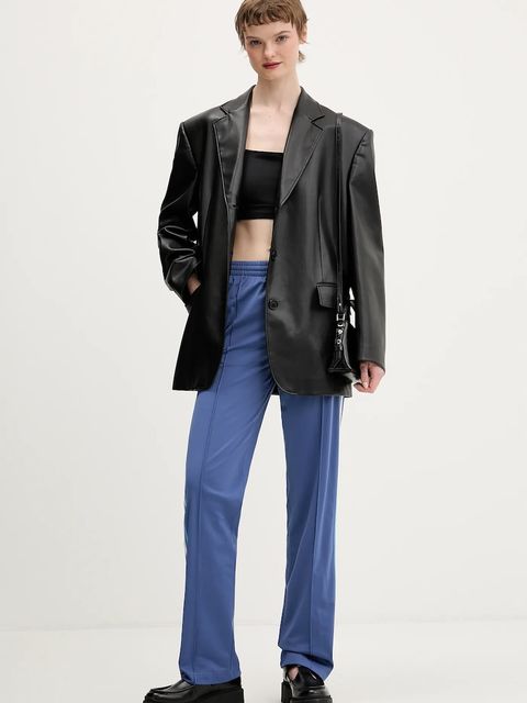 adidas Originals spodnie dresowe Firebird Classic damskie kolor niebieski z aplikacją KC6554