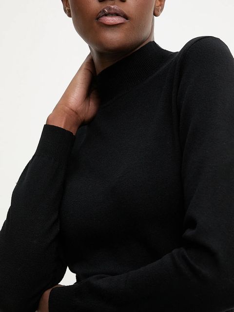 Answear.LAB sweter z kaszmirem kolor czarny lekki - zdjęcie produktu nr 1