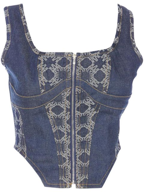 AMIRI MA Quad corset top - Blue - zdjęcie produktu nr 1