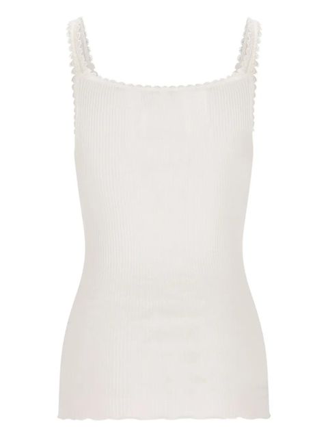 Chloé scallop-trim tank top - White - zdjęcie produktu nr 2
