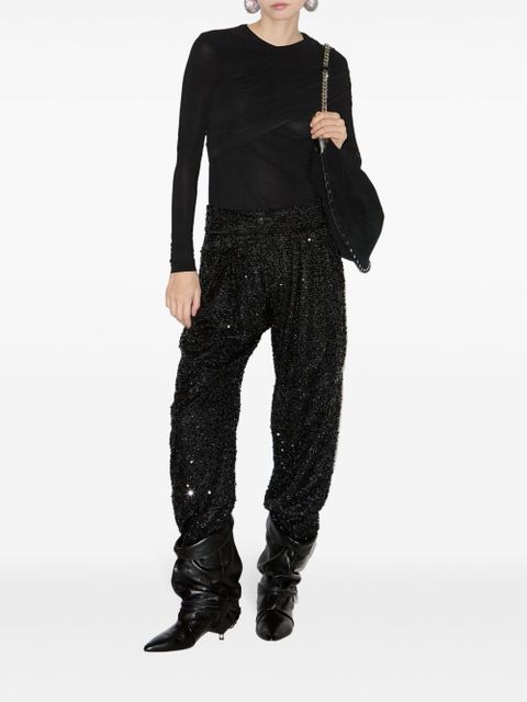 ISABEL MARANT Aras trousers - Black - zdjęcie produktu nr 2