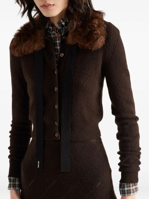 Prada cashmere cardigan - Brown