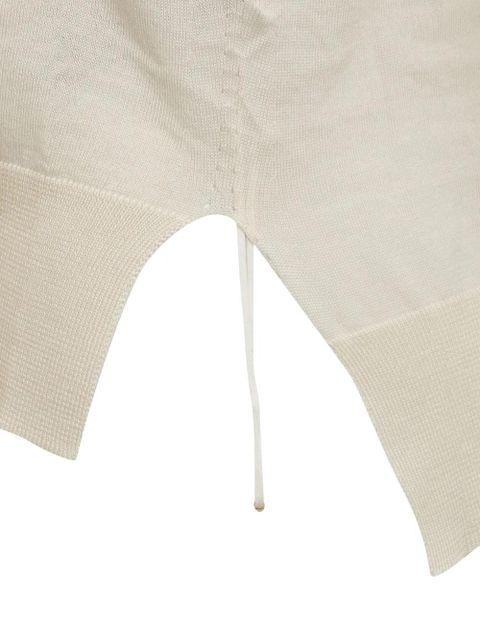 Jil Sander shot-sleeve T-shirt - White - zdjęcie produktu nr 2