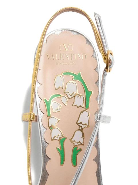 Valentino Garavani 45mm Bowow slingback pumps - Black