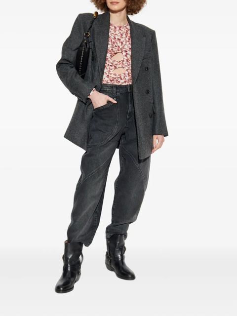 ISABEL MARANT Catarina panelled jeans - Black - zdjęcie produktu nr 2