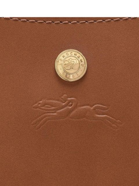 Longchamp Épure logo-embossed shoulder bag - Brown